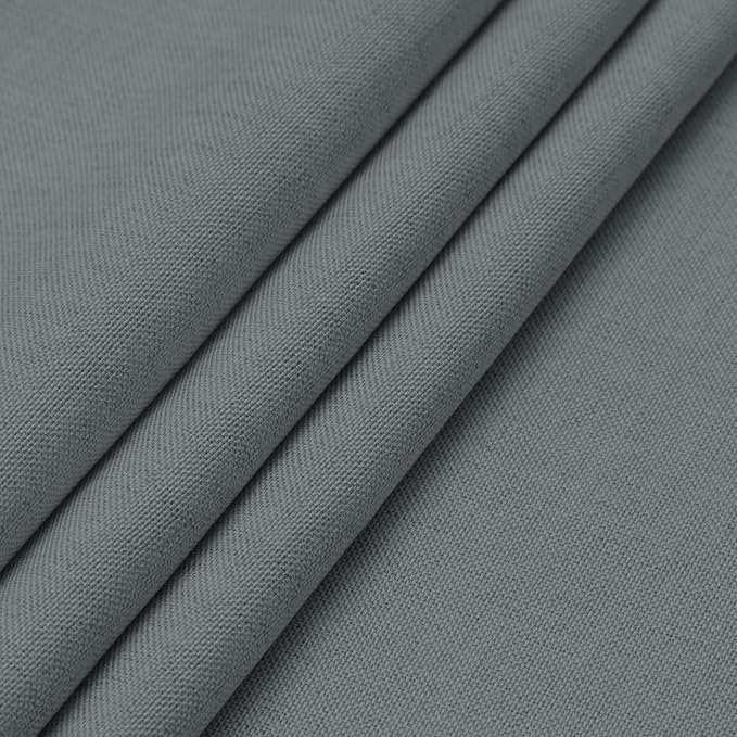 Easy-Going Faux Linen Waterproof Spill-Proof Tablecloth Stain Resistant Rectangle Table Cloth Wrinkle Free Decorative Fabric for Kitchen, Dining, Party, Weddings, Restaurants (60x120 in, Dark Grey)
