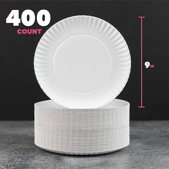 Bulk Paper Plates (400)