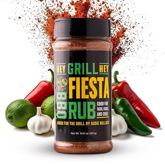 Hey Grill Hey | Fiesta Rub | Taco Seasoning | Chili & Fajita Seasoning | Fiesta Spices |10.6 oz