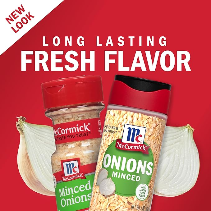 McCormick Minced Onions, 2 oz (Pack of 6)