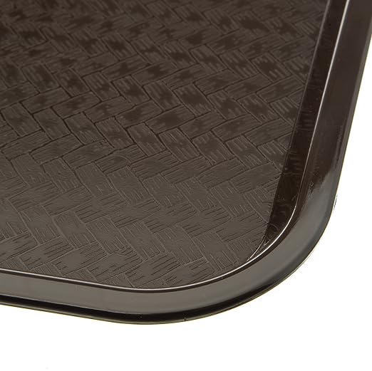 Carlisle FoodService Products CT121669 Caf챕 Standard Cafeteria / Fast Food Tray, 12" x 16", Chocolate (Pack of 24)