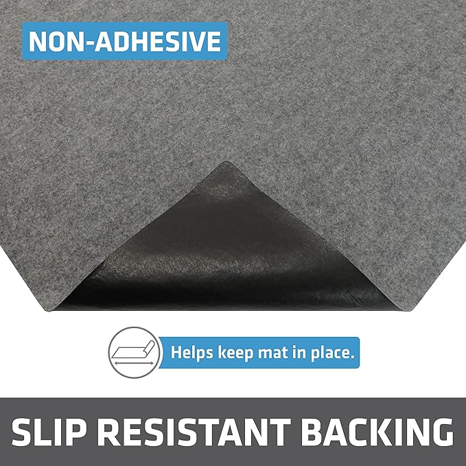 Drymate Premium XL Under Sink Mat, Waterproof Cabinet Protection Mats for Kitchen & Bathroom, Absorbent Shelf Liners, Slip-Resistant, Non-Adhesive, Machine Washable (USA Made)(24?쓝59??(Light Grey)
