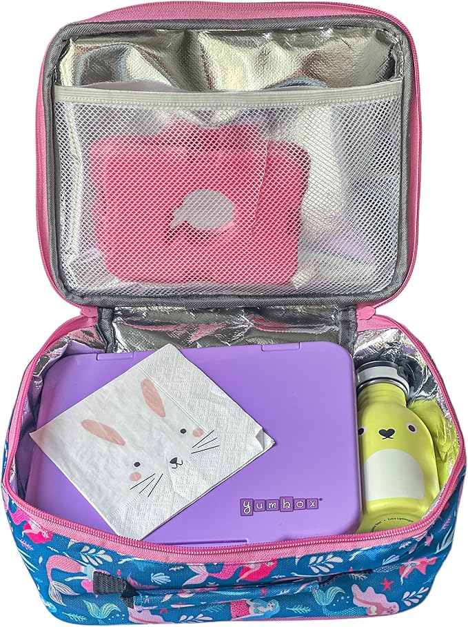 Yumbox Pr챗t Leakproof Stainless Steel Bento Lunch Box, 3.4 Cup Healthy Portion Size for Balanced Eating ??Durable Lunch Container for Sandwiches & Snacks (Lavande Purple)