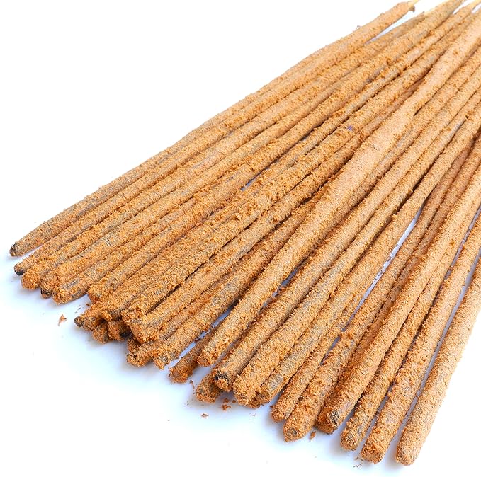 Shamama, Oud (Agarwood) & Rose Blend - Artisan Luxury Masala Incense Sticks - Divine Scent for Home, Meditation and Yoga - Handrolled 30 Sticks