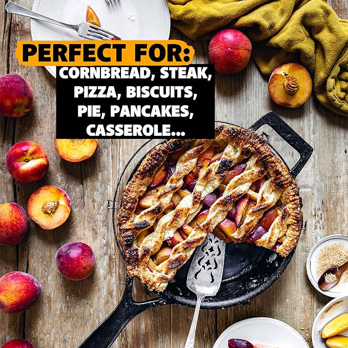 Stargazer 10.5-Inch Cast Iron Skillet | Made in USA, Seasoned, Premium Frying Pan for Grilling, Searing, Baking & More ??Durable Cast Iron with Smooth Cooking Surface