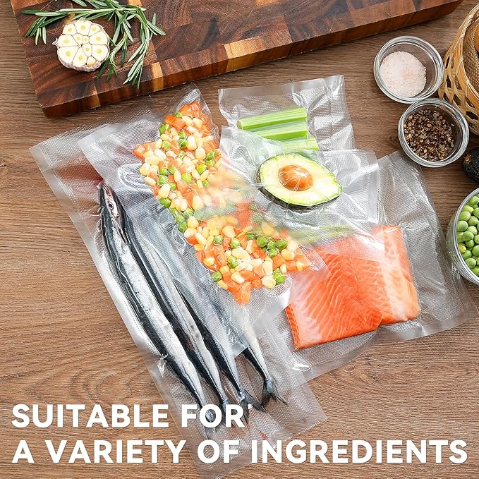 Wevac Vacuum Sealer Bag Rolls Variety Pack, 6"x16', 8"x16', 11"x16' (3 Rolls), Heavy Duty Food Storage, Ideal for Sous Vide, Freezer, Meal Prep