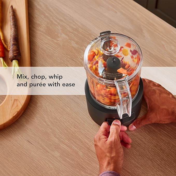 KitchenAid Go??Cordless Bundle with Hand Mixer, Food Chopper and Kitchen Vacuum - battery included, KBUR131, Black Matte