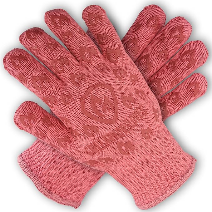 Grill Armor Oven Gloves ??932째F Heat, Fire & Cut Resistant Mitts for BBQ, Grill, Cooking, Grilling, Baking, Smoker & Fire Pit