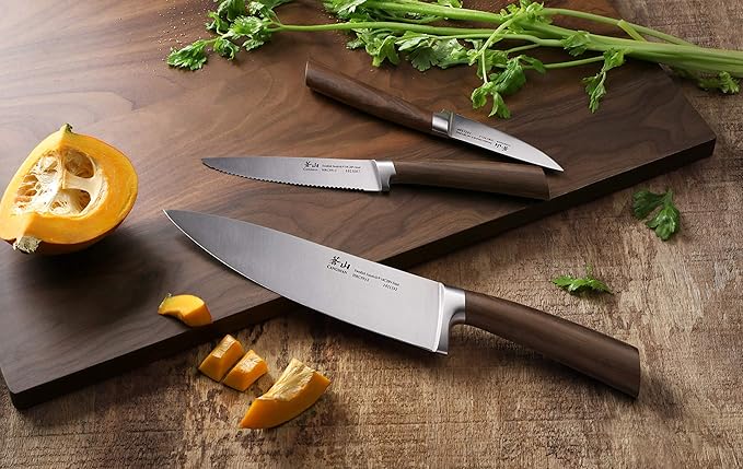 Cangshan A Series 61901 Swedish Steel Forged 3-Piece Starter Knife Set