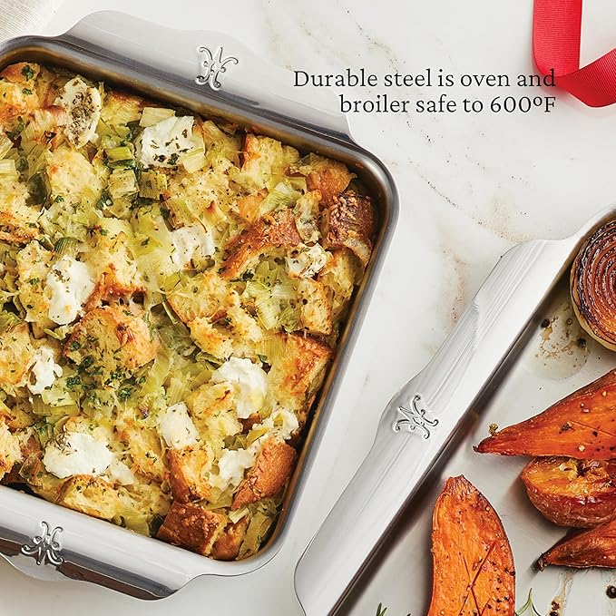Hestan Provisions OvenBond ??8" x 8" Stainless Steel Square Baker Pan (Pack of 2)