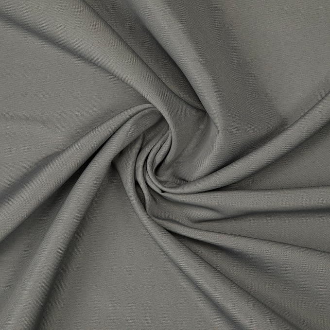 Gee Di Moda Fitted Tablecloth - 48 x 30 Inch Charcoal Floor-Length Fitted Table Cloth for 4 Foot Rectangle Table, Heavy Duty Washable Fabric for Parties, Dinner, Weddings, Baby Shower & Trade Show