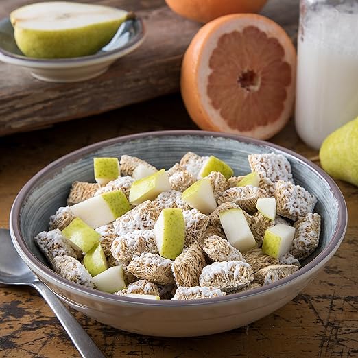 Carlisle FoodService Products Mingle Reusable Plastic Bowl Cereal Bowl with Pottery Style for Home and Restaurant, Melamine, 32 Ounces, Smoke, (Pack of 12)