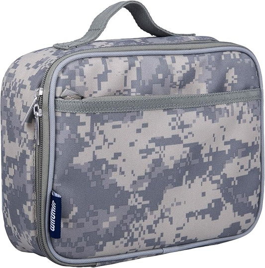 Wildkin Kids Insulated Lunch Box ??Durable and Reusable for School & Travel - Digital Camo