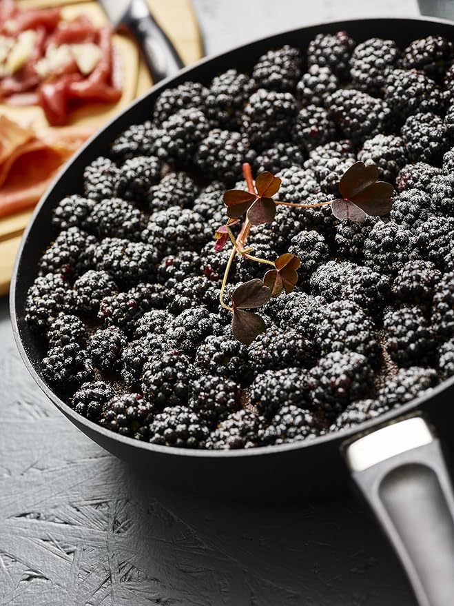 Scanpan Classic 9.5 inch Nonstick Fry Pan ??Compatible with Gas and Electric Stovetops, Metal Utensil Safe, Oven Safe to 500째F, Dishwasher Safe, Black