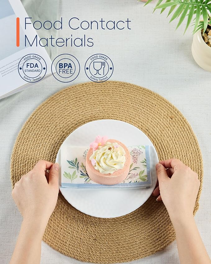 7.5 inch Appetizer Plate Set of 6, Opal Glass Round Geometric Faceted Small White Plates for Salad Dessert, Kitchen, Dishwasher and Microwave Safe