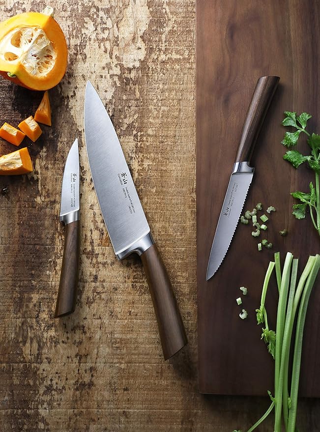 Cangshan A Series 61901 Swedish Steel Forged 3-Piece Starter Knife Set