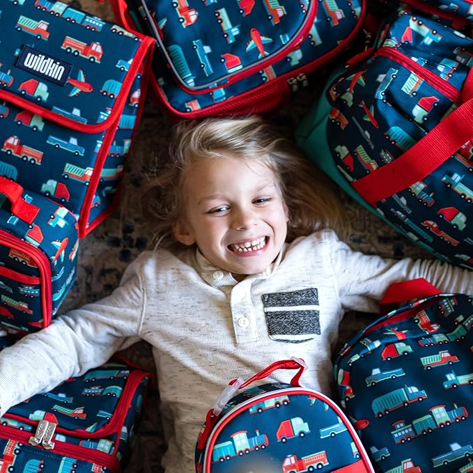 Wildkin Kids Insulated Lunch Box ??Durable and Reusable for School & Travel - Transportation