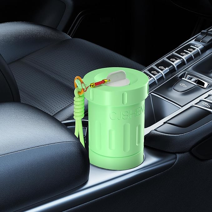 Portable Sunflower Seed Cup - Car Snack Organizer, spill resistant pistachios and nuts, easy to clean, two compartments, perfect for driving, traveling, watching movies, and giving gifts