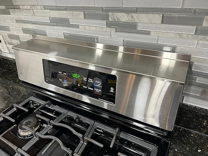 Stainless Steel Magnetic Mount Stove Spice Convenience Organization Shelf (4 1/4" x 40")