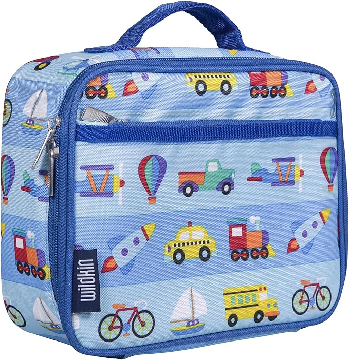 Wildkin Kids Insulated Lunch Box ??Durable and Reusable for School & Travel - On the Go