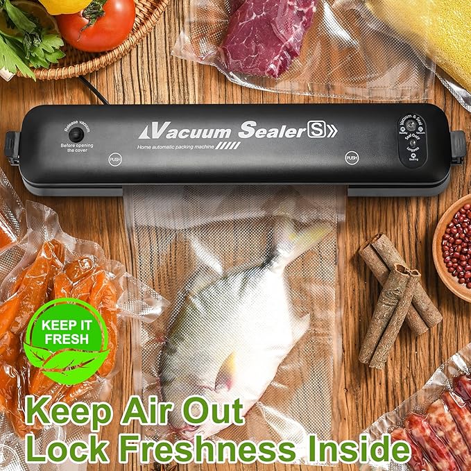 W&Y W&Y 100 Single-Ply Vacuum Sealer Bags (6"x10" Quart) ??Pre-Separated, Commercial Grade, BPA Free for Food Storage, Sous Vide & Meal Prep ??1 Pack (100 Count)