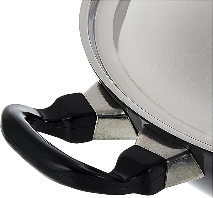 Hawkins Futura Nonstick Kadhai 2.5 L, 26 cm, 3.25 mm with SS lid (Black)