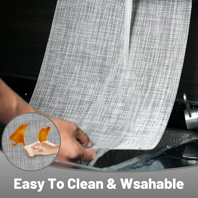 flohar Placemats Set of 12竊똍on-Slip PVC Weave Table Mats Easy to Clean竊똇eat Resistant Place Mats for Kitchen Dining Table Decoration Indoor Outdoor竊똆ray