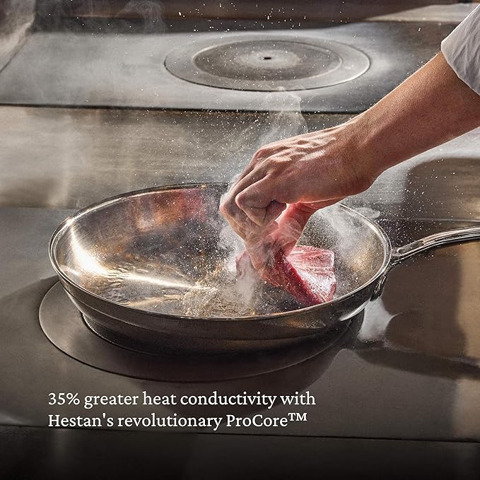 Hestan ProBond Luxe 5-Piece Professional Clad Stainless Steel Cookware Set