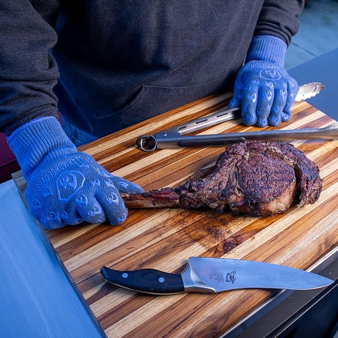 Grill Armor Oven Gloves ??932째F Heat, Fire & Cut Resistant Mitts for BBQ, Grill, Cooking, Grilling, Baking, Smoker & Fire Pit
