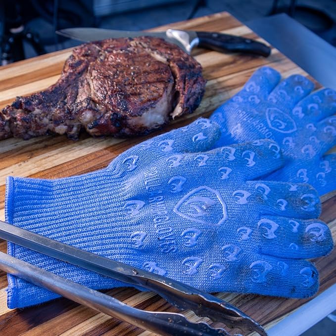 Grill Armor Oven Gloves ??932째F Heat, Fire & Cut Resistant Mitts for BBQ, Grill, Cooking, Grilling, Baking, Smoker & Fire Pit