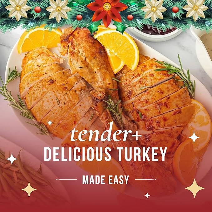 Organic Turkey Brine Kit - 13 oz. Apple Sage Brine with BPA-Free Brine Bag for Whole, Smoked, Oven-Roasted or Fried Turkey by San Francisco Salt Company