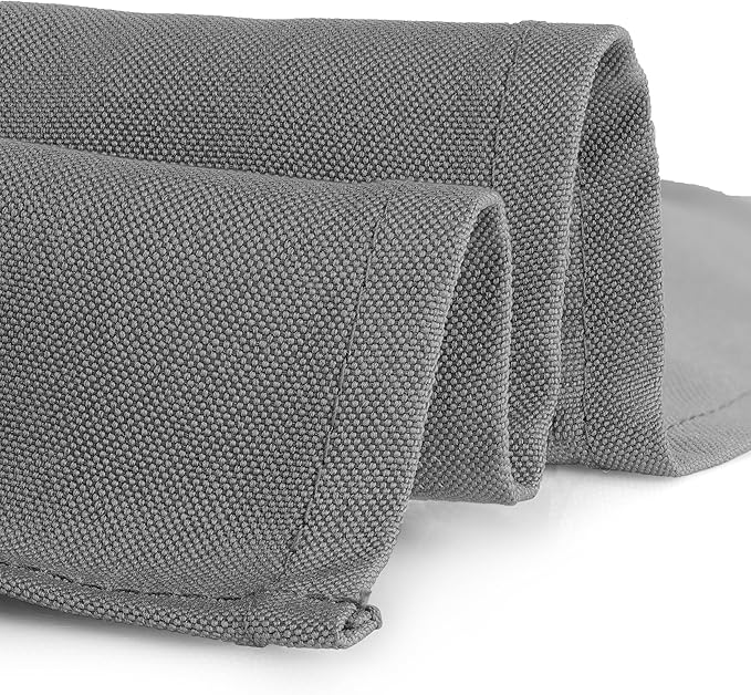 Gee Di Moda Rectangle Tablecloth - 60 x 84 Inch Charcoal Table Cloth for 5 Foot Rectangle Tables - Heavy Duty Washable Fabric - for Holiday Party, Dinner, Weddings, Baby Shower & Events