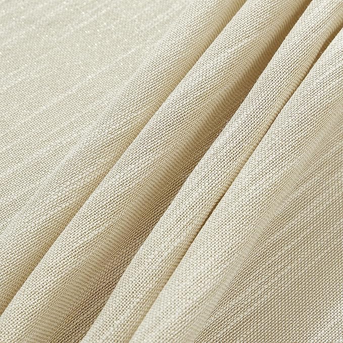 Laura Ashley Arabesque Luxurious Shimmery Fabric Tablecloth for Formal Dining, Holiday, Wedding or Party, 60" x 144", Gold