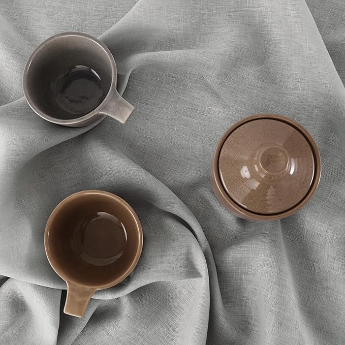 Solino Home Linen Soft Grey Tablecloth 60 x 132 Inch - Classic Hemstitch, 100% Pure Linen Rectangular Tablecloth - Machine Washable Table Cloth for Winter, Spring, Easter